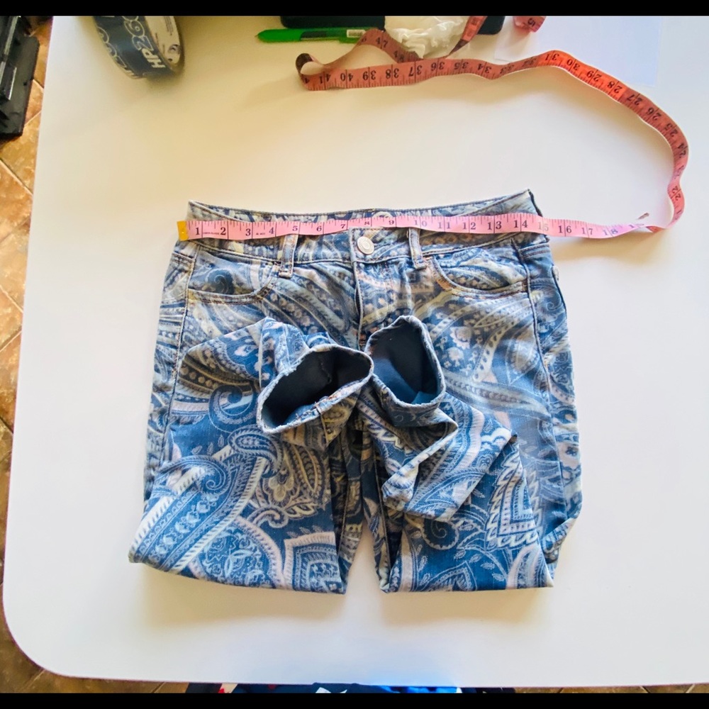 💋American Eagle Boho Stretch Skinny Women Jean - Picture 7 of 7